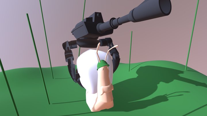 Shell Shock Blockout 3D Model