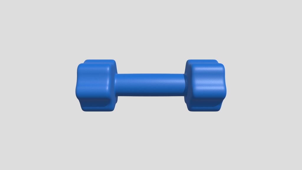 Blue Dumbbell