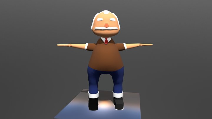 School Teacher 3D Model