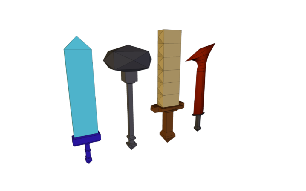 Low Poly Weapons - 3D model by Luuk Kant (@luuk.rulezz) [3382a1a ...