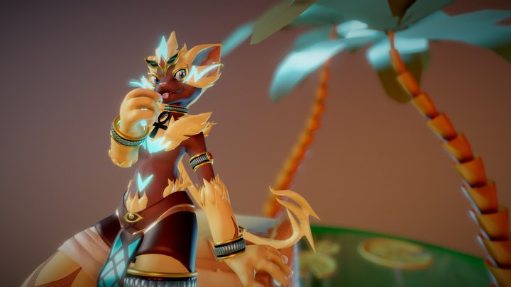 Pharaoh Zeraora 3D Model