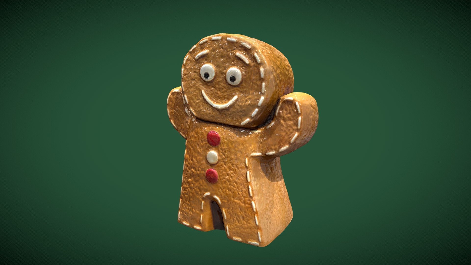 Gingerman - 3D model by thehogarthworkshop [3383118] - Sketchfab