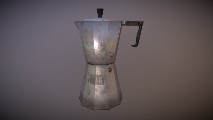 Bialetti Moka Coffee Stand for 3 cup Moka 13mm stem by vespaholic, Download free STL model