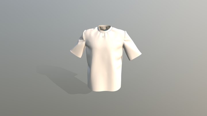 Blue Arara T Shirt 3D Model