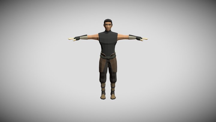 Rogue Adventurer 3D Model