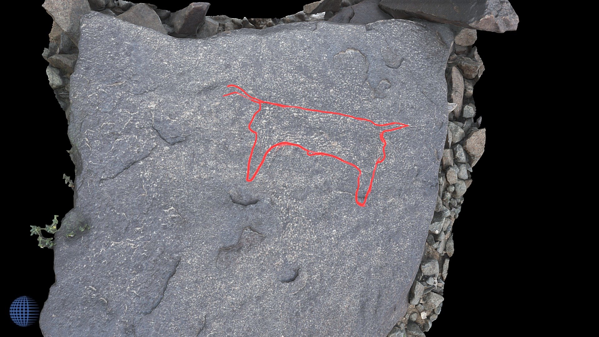 Petroglyph G13 Khatm Al Melaha, Kalba, Sharjah
