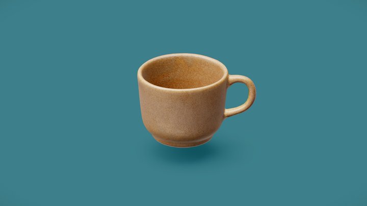 Old Coffee Cup - Photogrammetry #1 3D Model