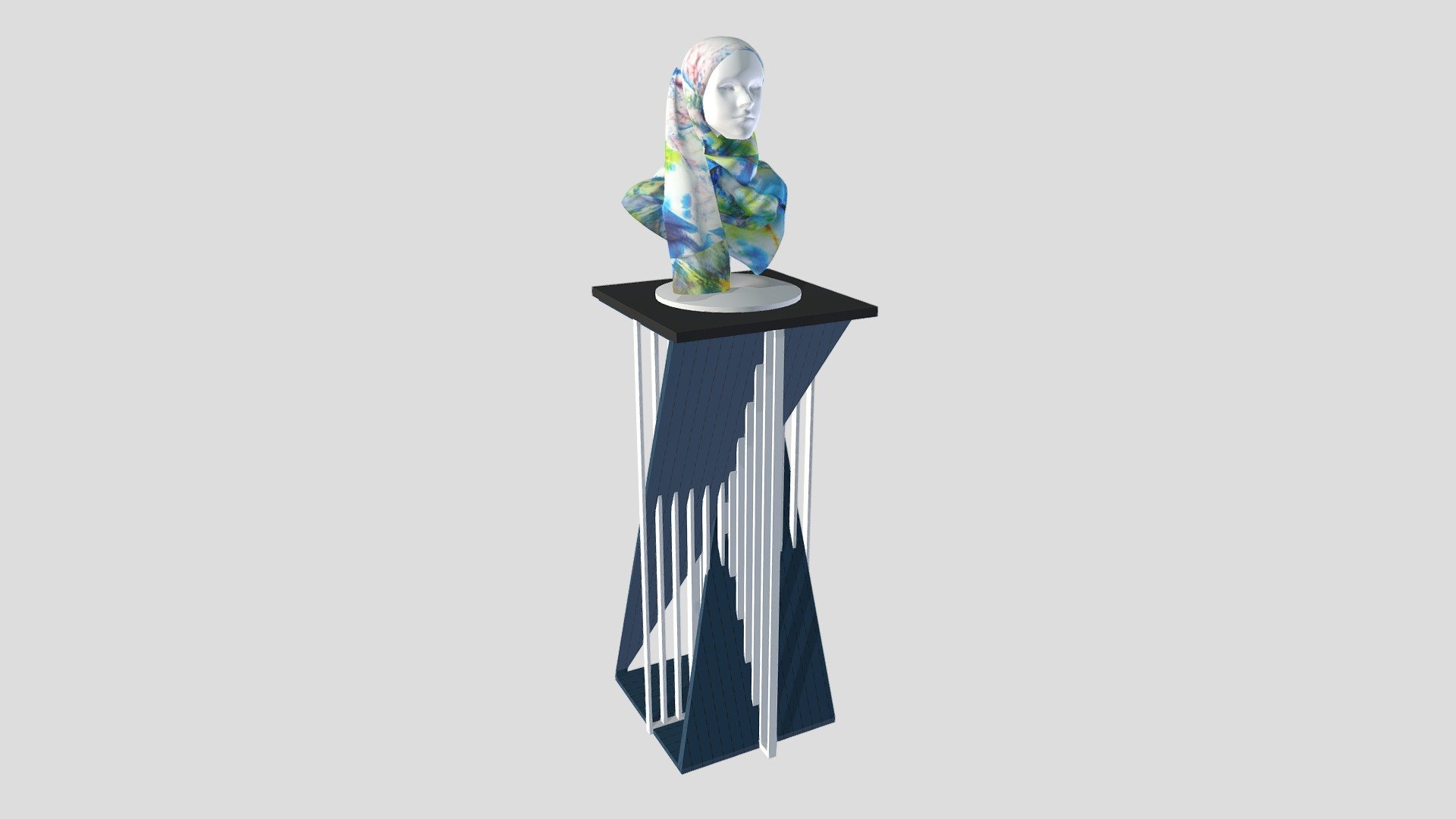 SHAWL COTTON LAWN 2 — Sketchfab embed 3D viewer