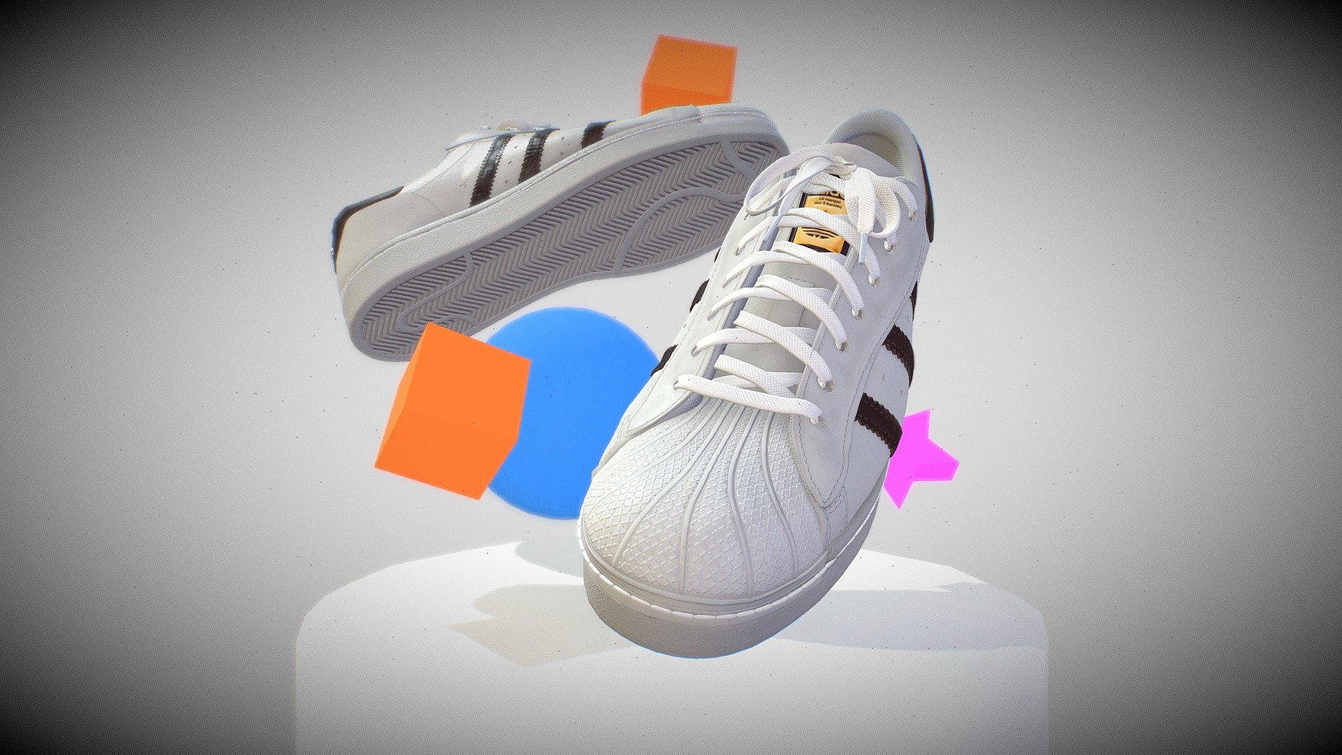 Adidas Superstar - 3D model by onexurii (@onexurii) [3387ec2]