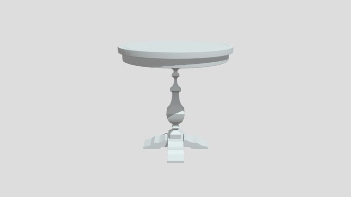 Table End Round 03 3D Model