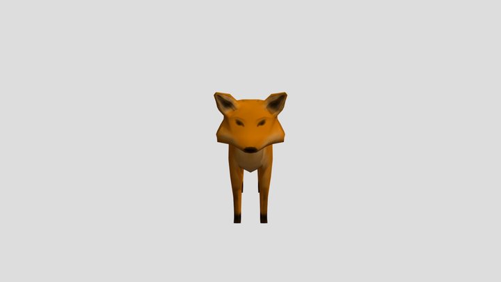 fox-lowpoly 3D Model