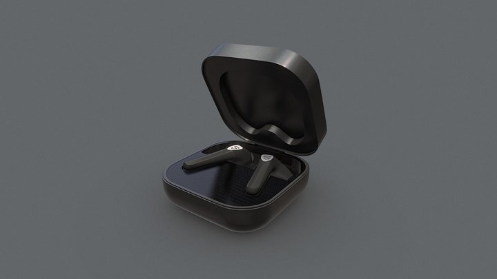 Soundpeats - TrueAir 2+ earphones 3D Model