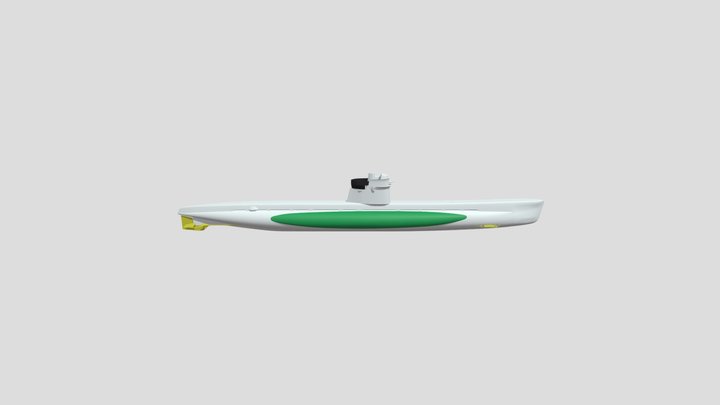 96 Project - Malyutka submarine 3D Model