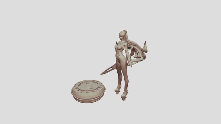 Stellar Blade Eve For 3D Printing 3D Model