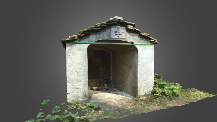 Cappelletta votiva pira 3D Model