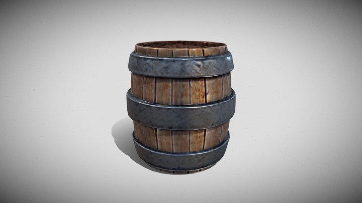 Barrel Optimized 3D Model