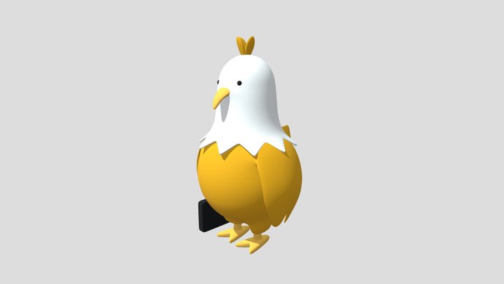 Mr Chicken 3D Model