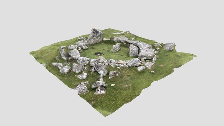 Grimspound hut 3D Model