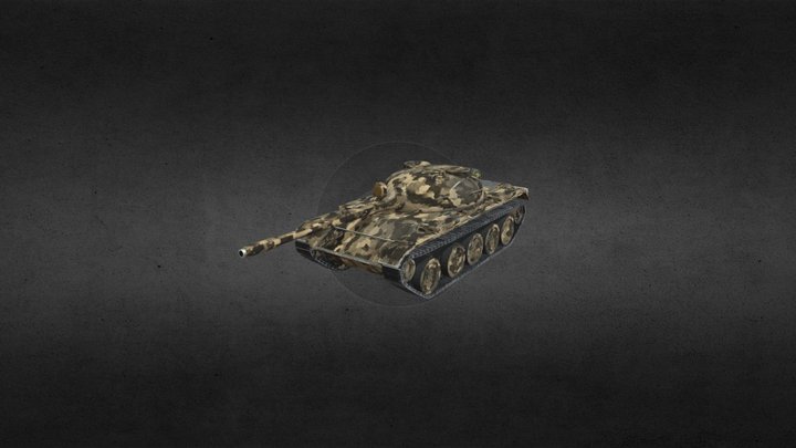 Tank t 54 b 3D Model