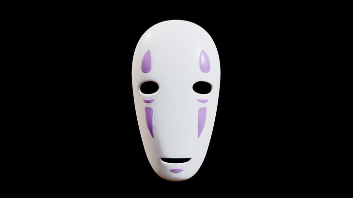 No Face Mask - Spirited Away 3D Model
