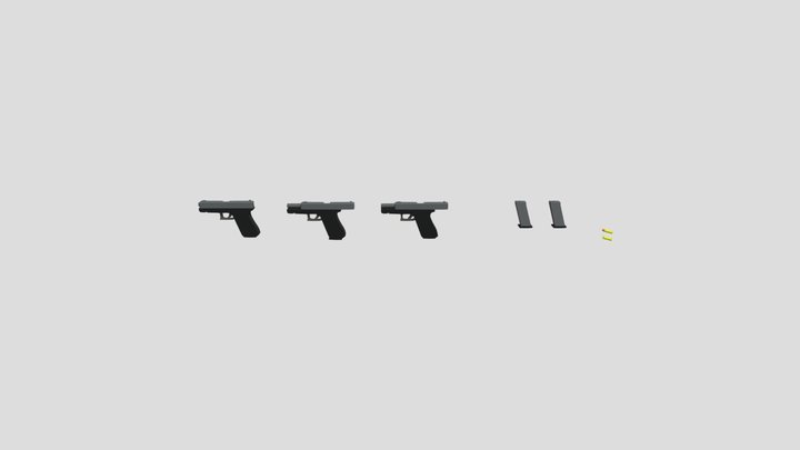 GunSmallVersion 3D Model