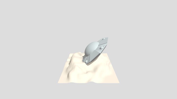 crashed ufo 3D Model