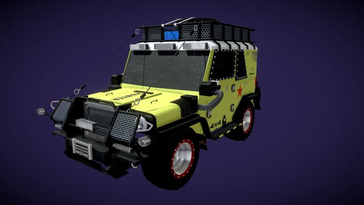 monster truck 3D Model