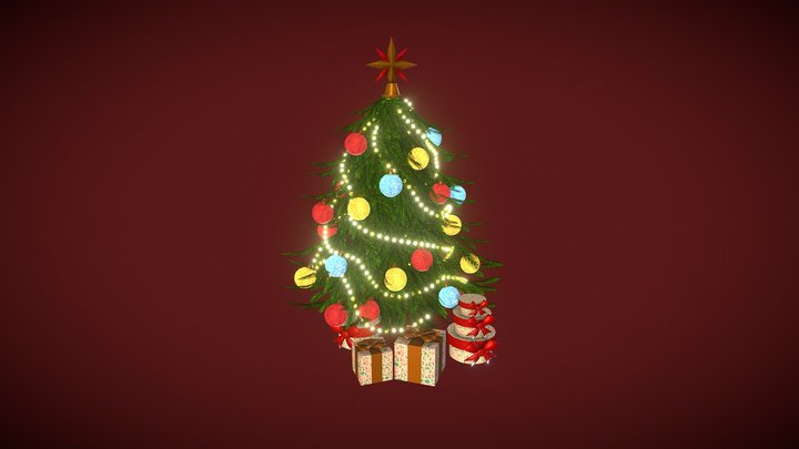 3December Day 12: ·#Tree 3D Model