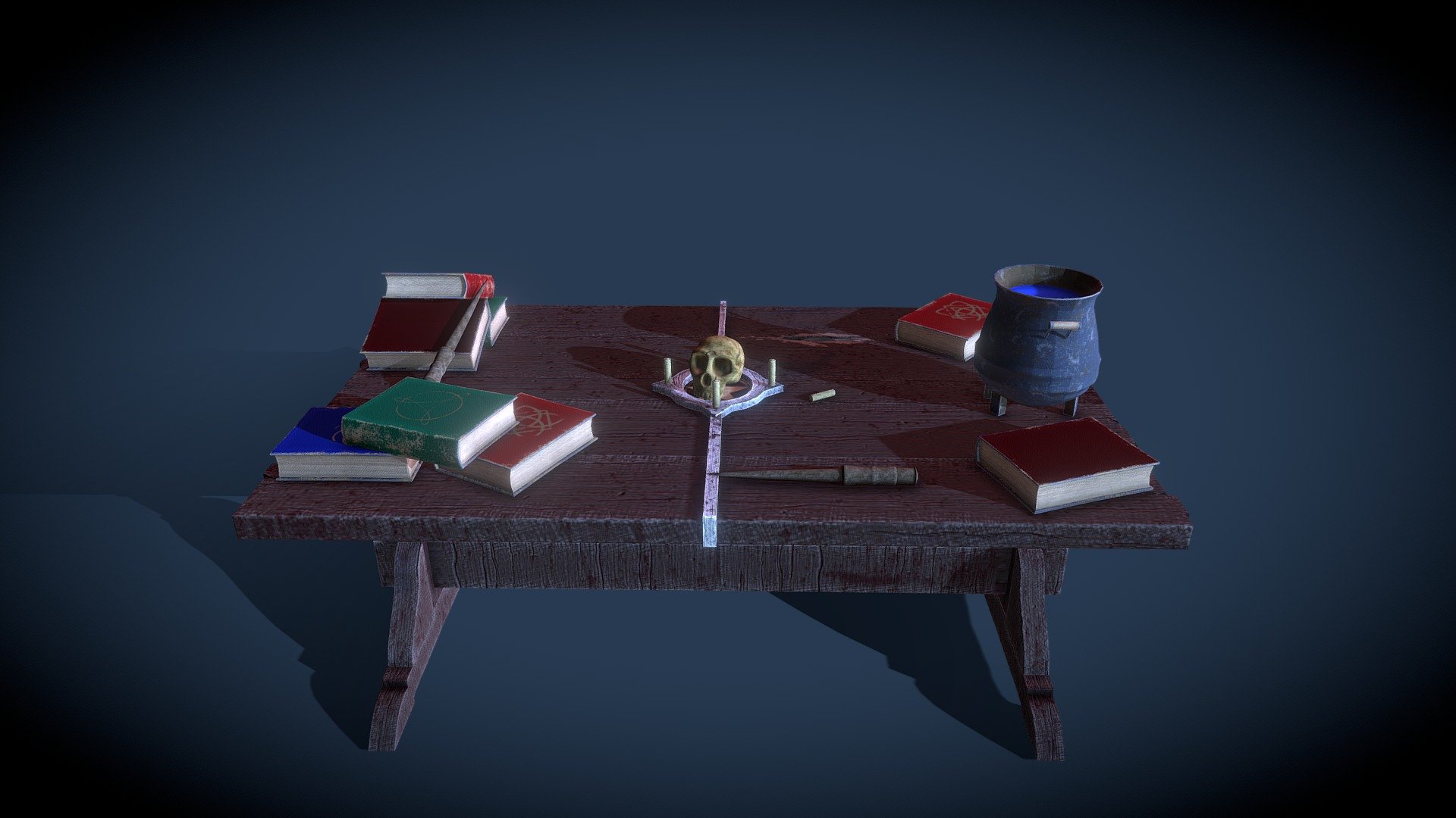 Wizard Table - 3D model by IsaiahEscobar [338fcba] - Sketchfab