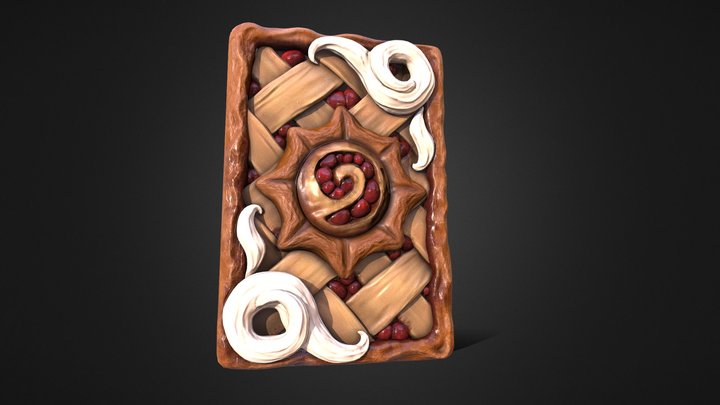 Hearthstone Pie Card Back 3D Model