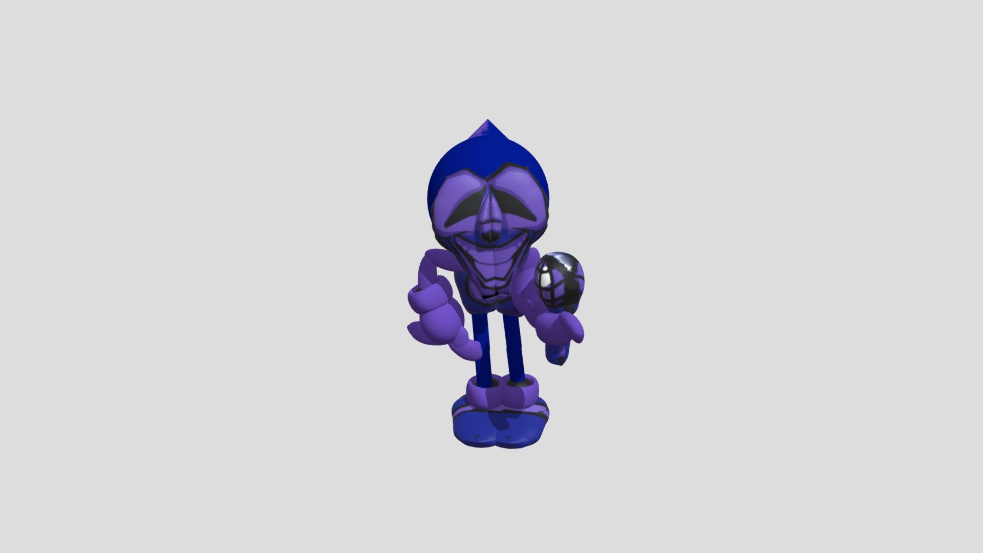 Majin Sonic 3D model 3D printable