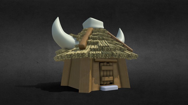 clash royale choza de duendes 3D Model