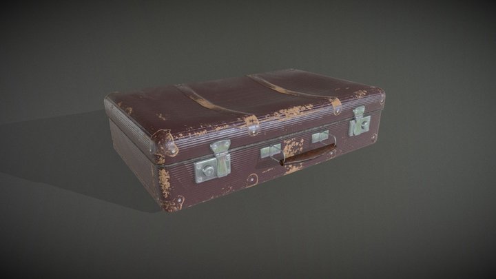 Old suitcase 3D Model