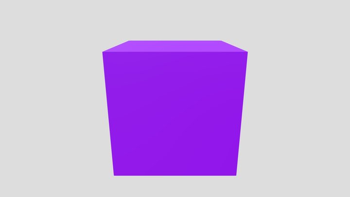 Purplecube 3D Model