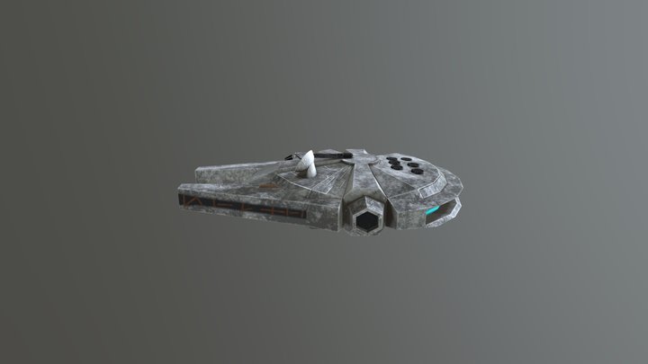 Mellennium Falcon 3D Model