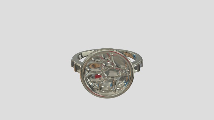 AFRG010 goldring wedding engagement luxury – Free 3D Model STL