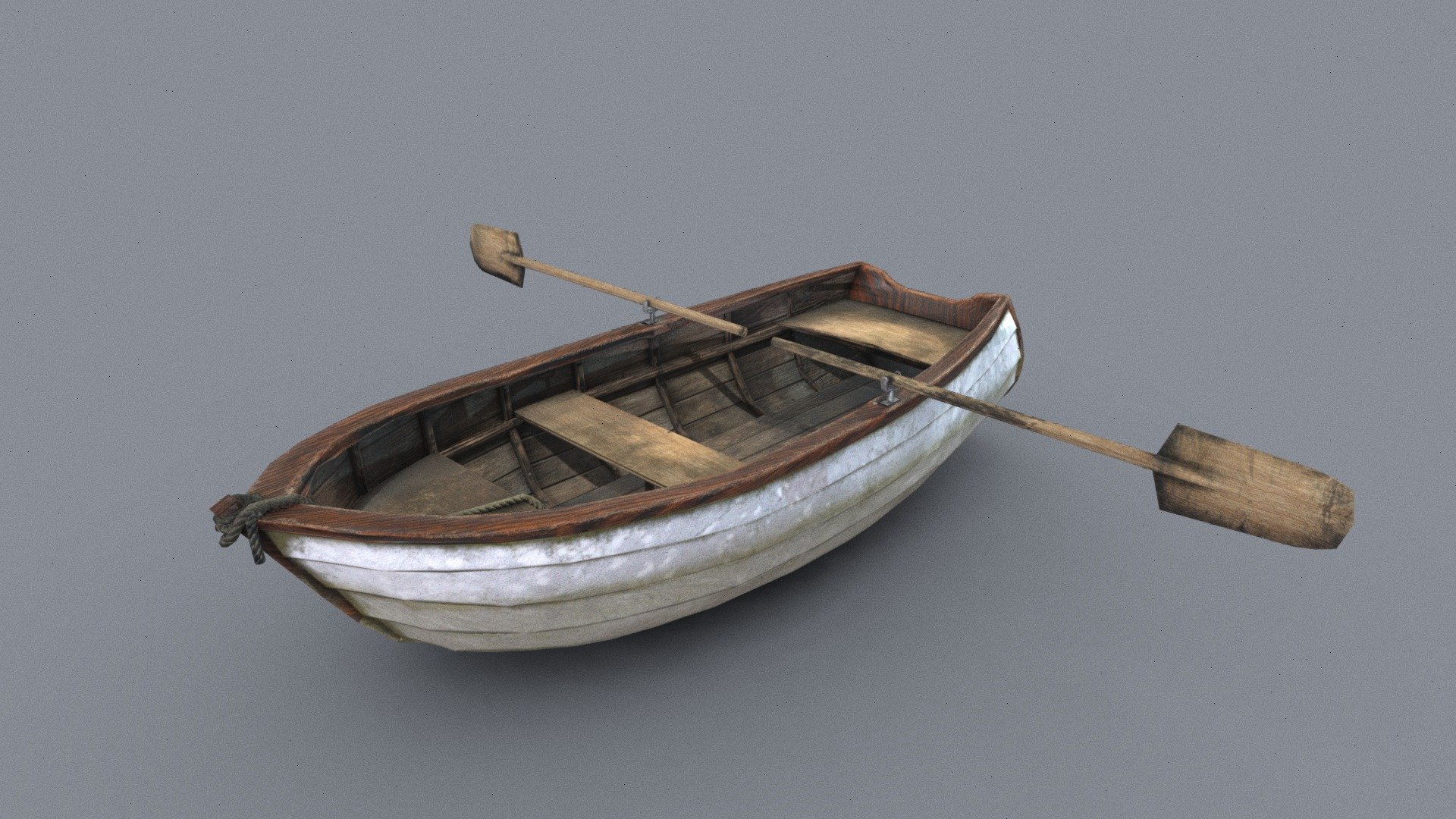 Row Boat 3d Model By Ngmnv 3393b01 Sketchfab 