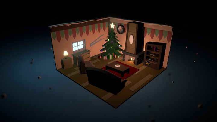 Christmas House 3D Model