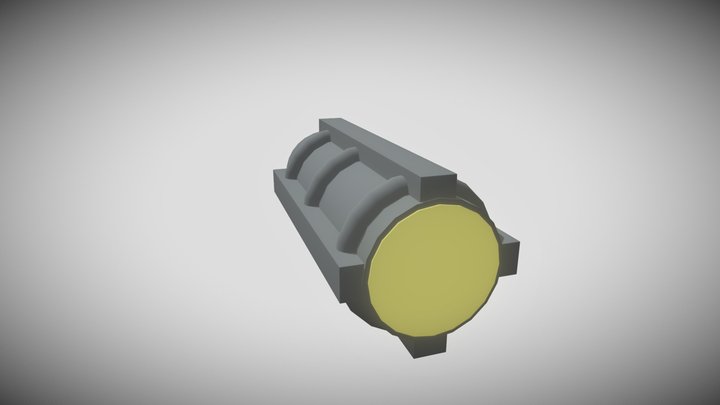 Laser cannon 3D Model