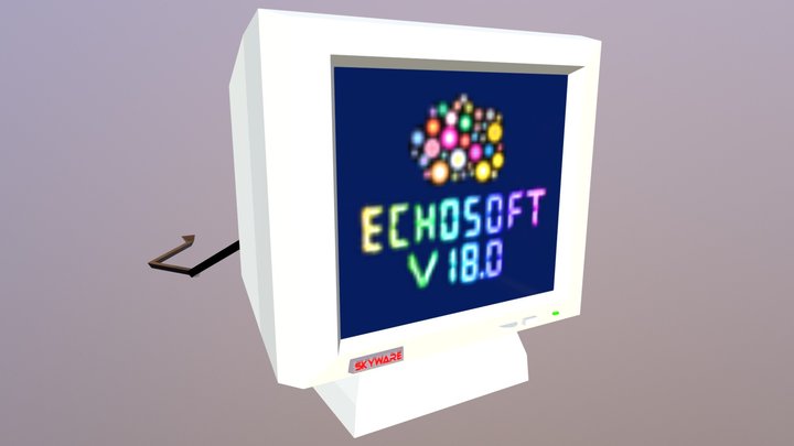 Computer Monitor Household Props Challenge Day 4 3D Model