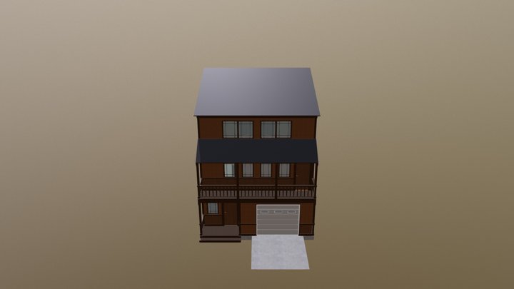 Compact Modular House 2 3D Model