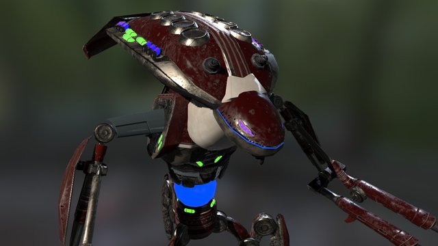 Martian_mech_V1.0 3D Model