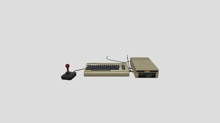 Commodore 64 and 1541 3D Model