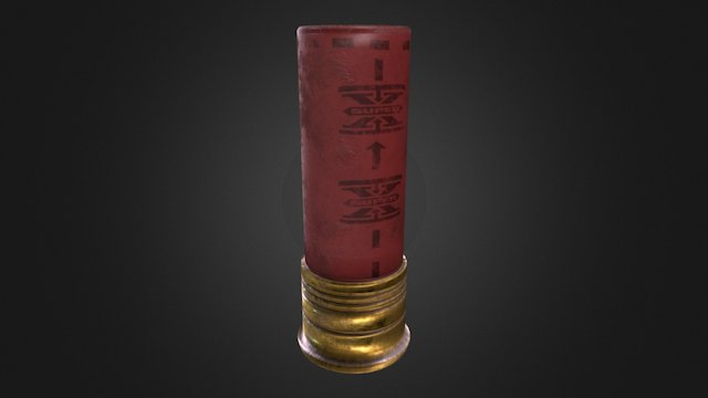 Shotgun Ammo 3D Model