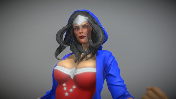Wonderwoman 3D Model