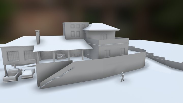 Casa Proyecto - La Palma 3D Model