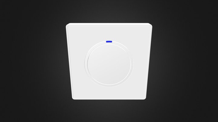 Circle-switch-1gang 3D Model