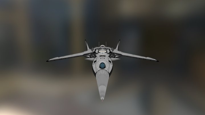 Blackbird B-X14 Blackwing 3D Model