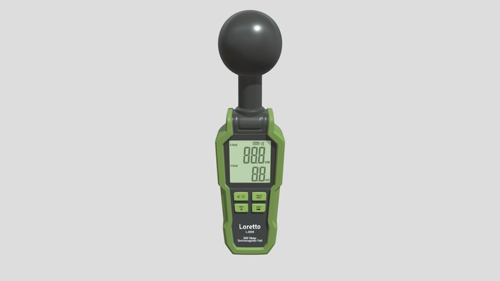 EMF Meter Electromagnetic Field 3D Model