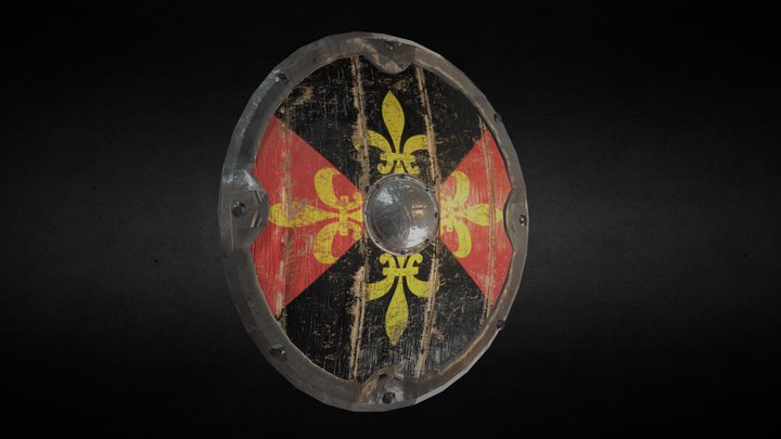 Viking Shield 3D Model